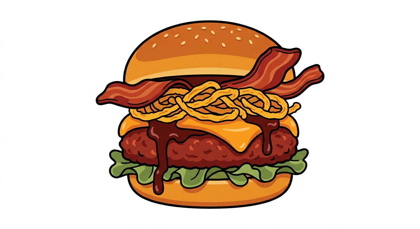 Bigly BBQ Bacon Burger