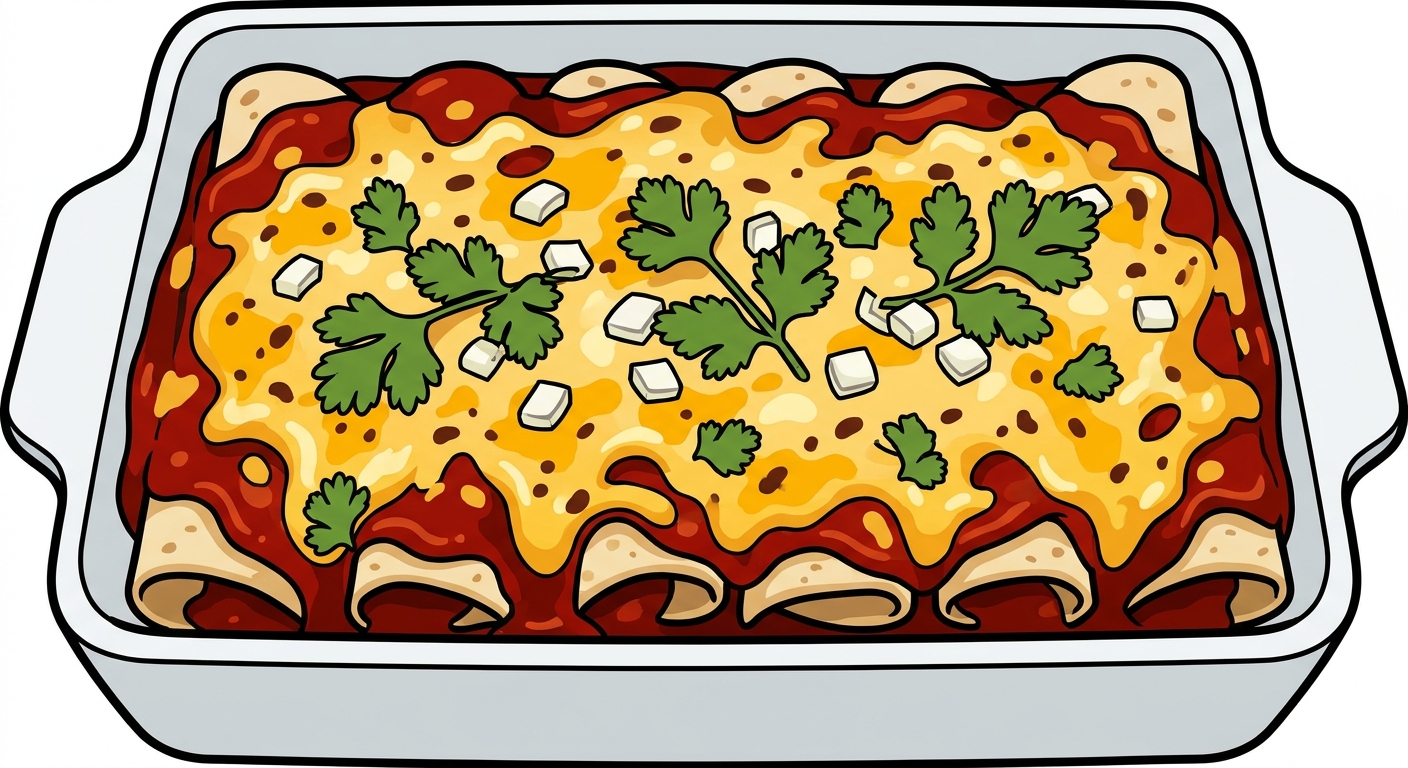 Bigly Beef Enchiladas