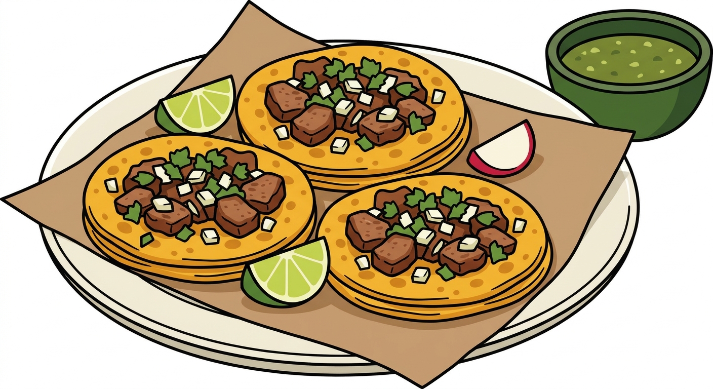 Bigly Beef Tongue Tacos
