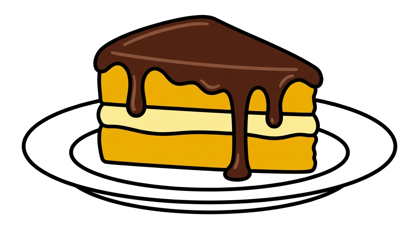Bigly Boston Cream Pie