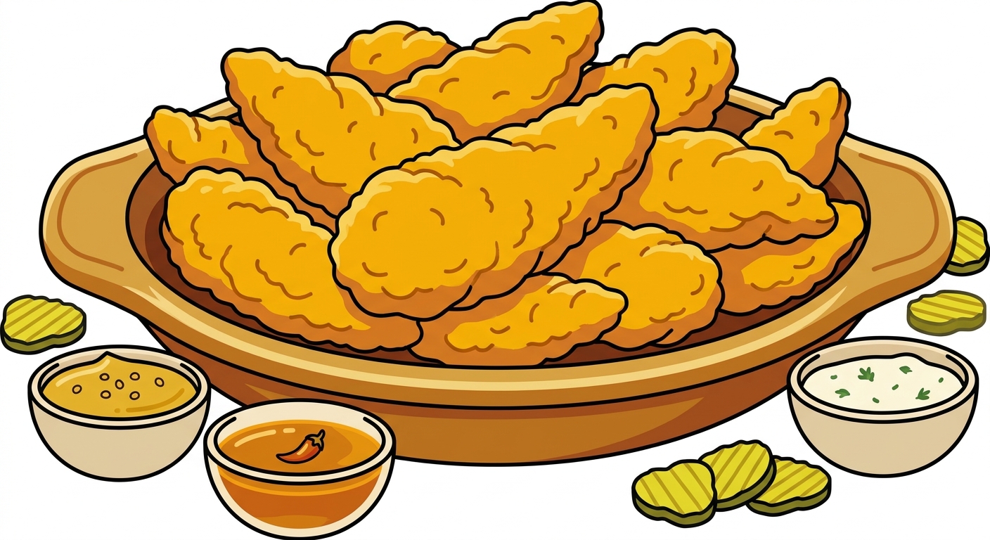 Bigly Chicken Tenders Plate