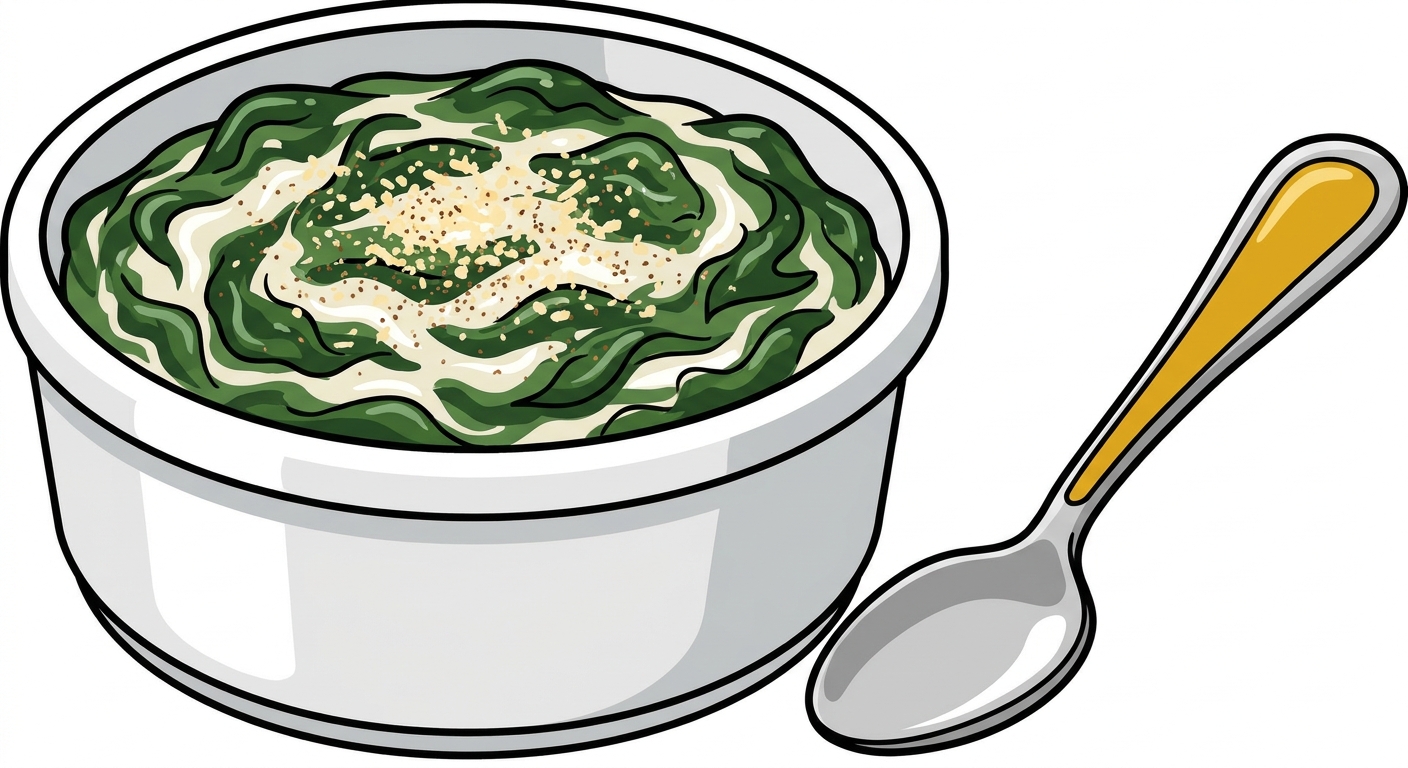 Bigly Creamed Spinach