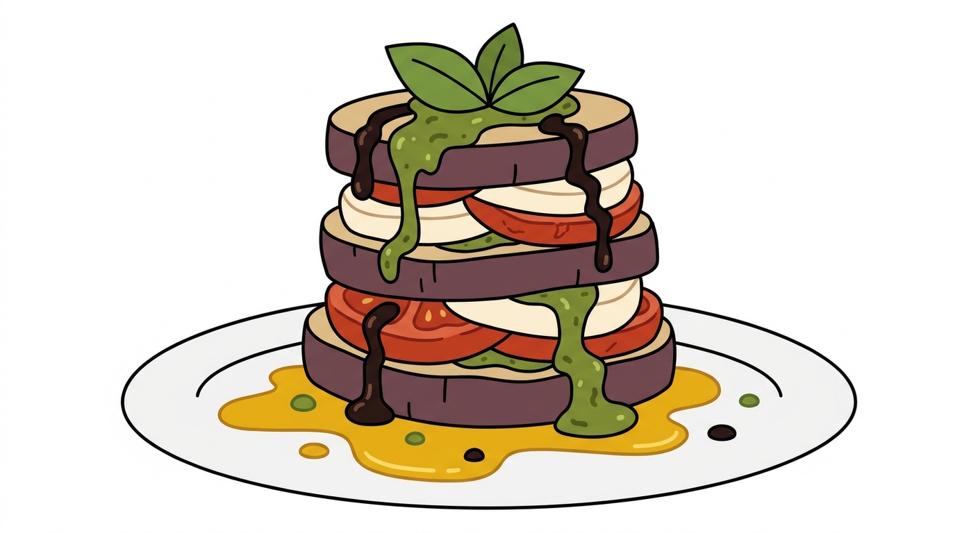 Bigly Eggplant Stack