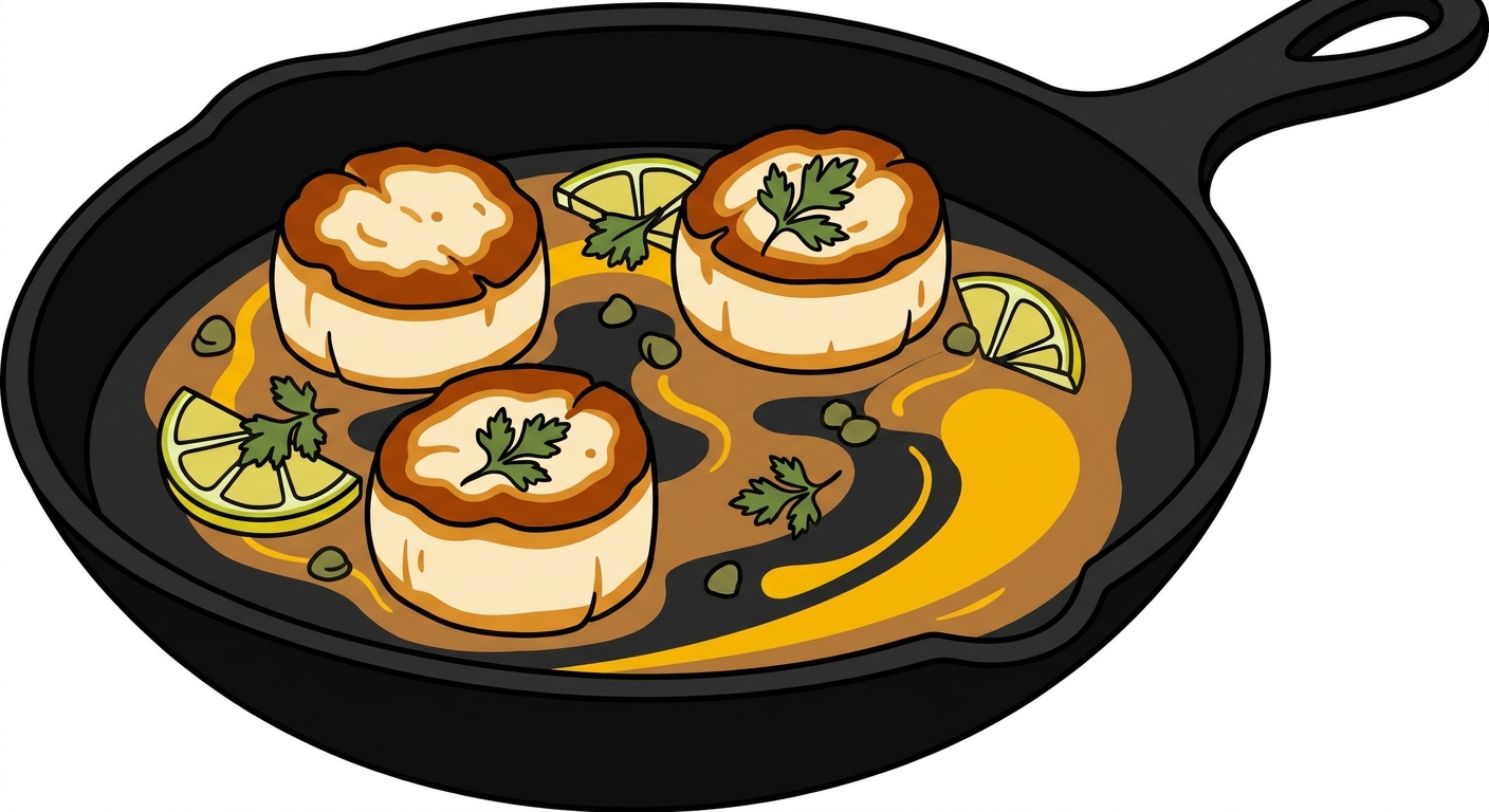 Bigly Seared Scallops