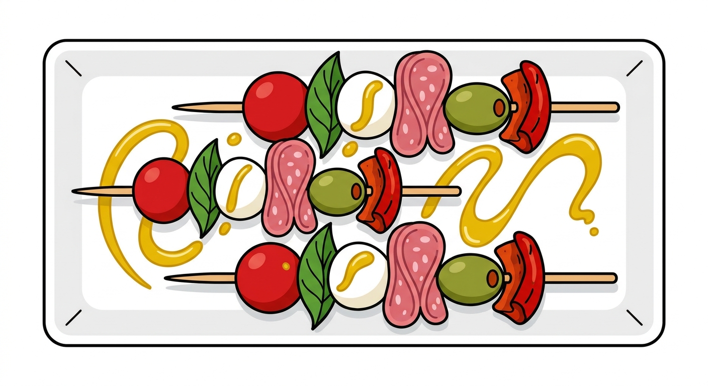 Huge Antipasto Skewers