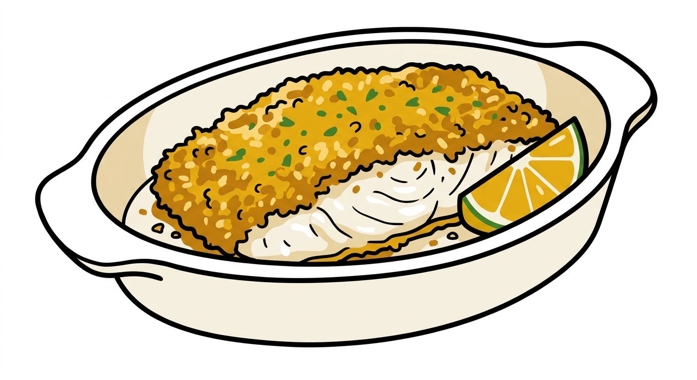 Huge Baked Cod