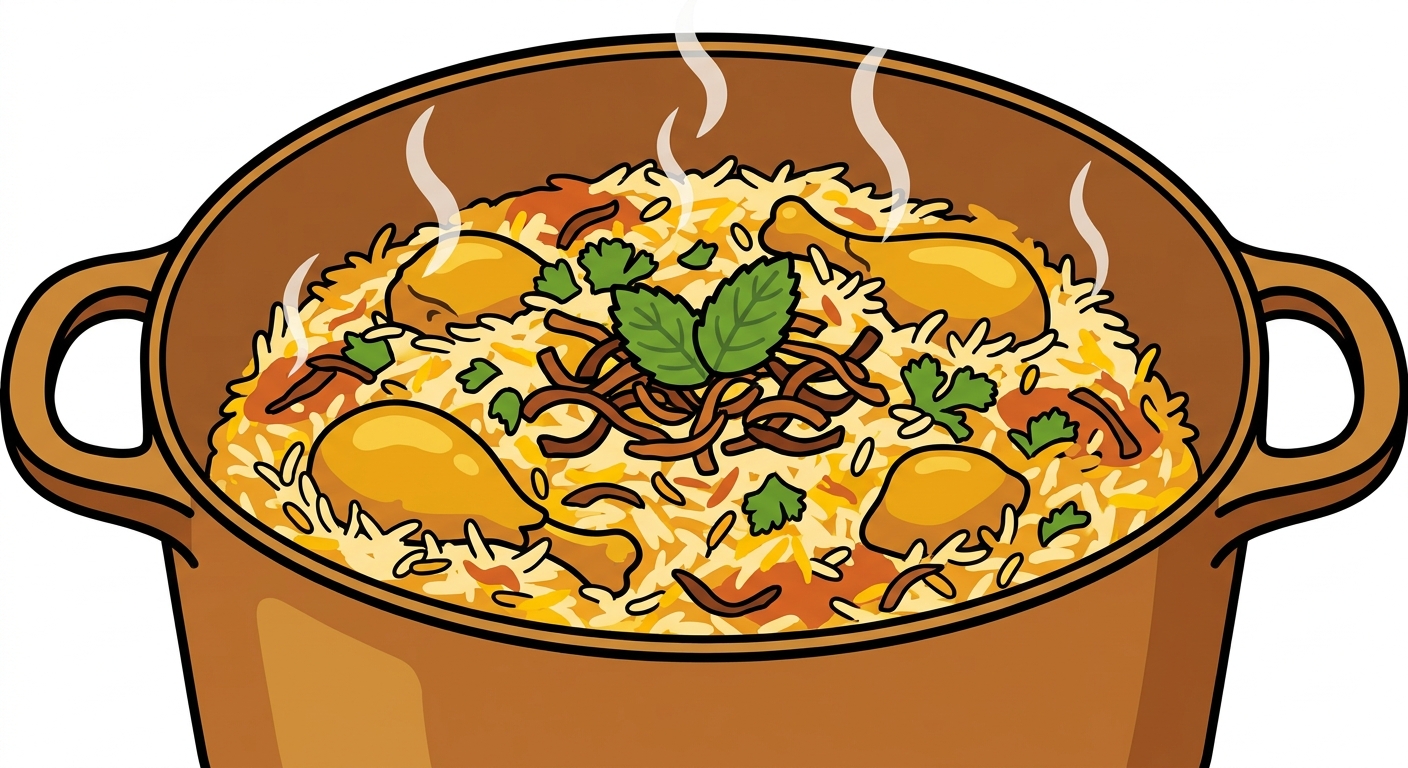Huge Chicken Biryani