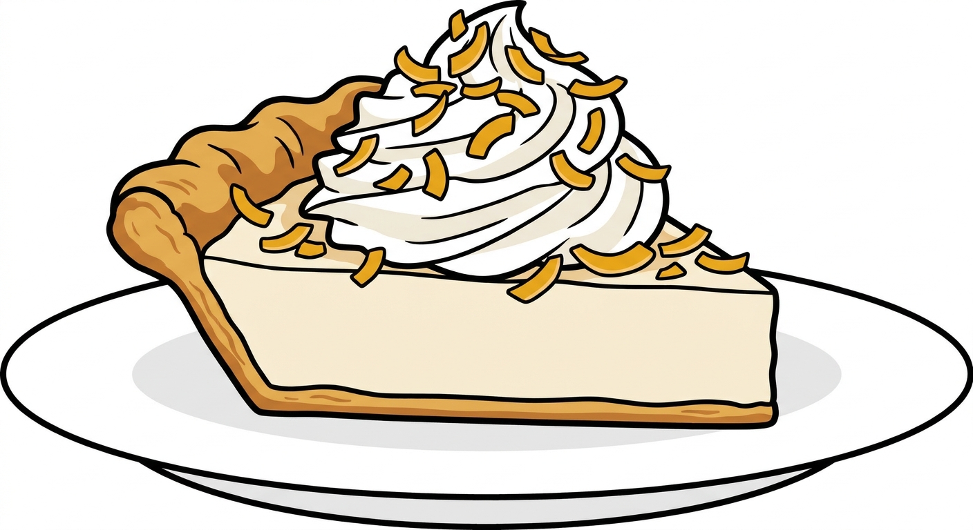 Huge Coconut Cream Pie