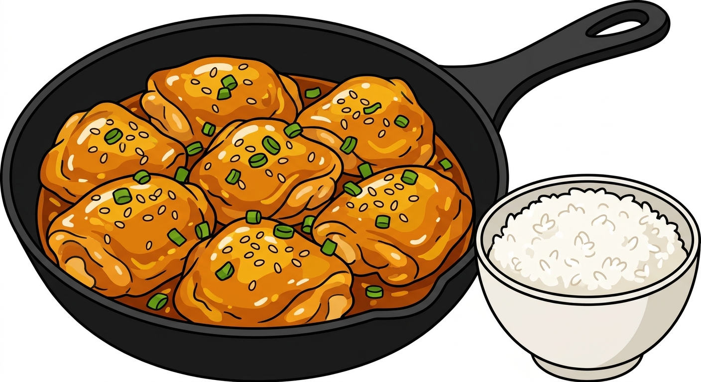 Huge Honey Garlic Chicken