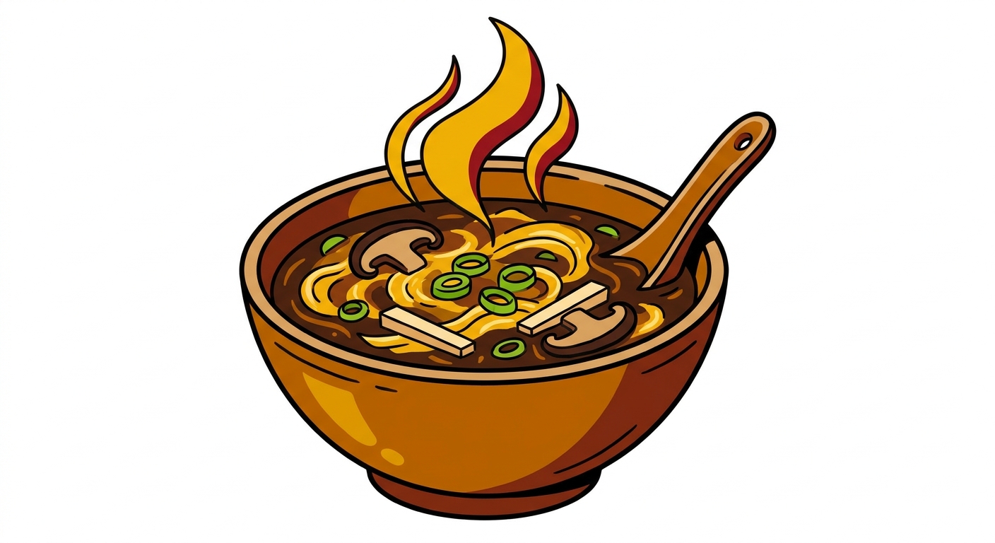 Huge Hot and Sour Soup