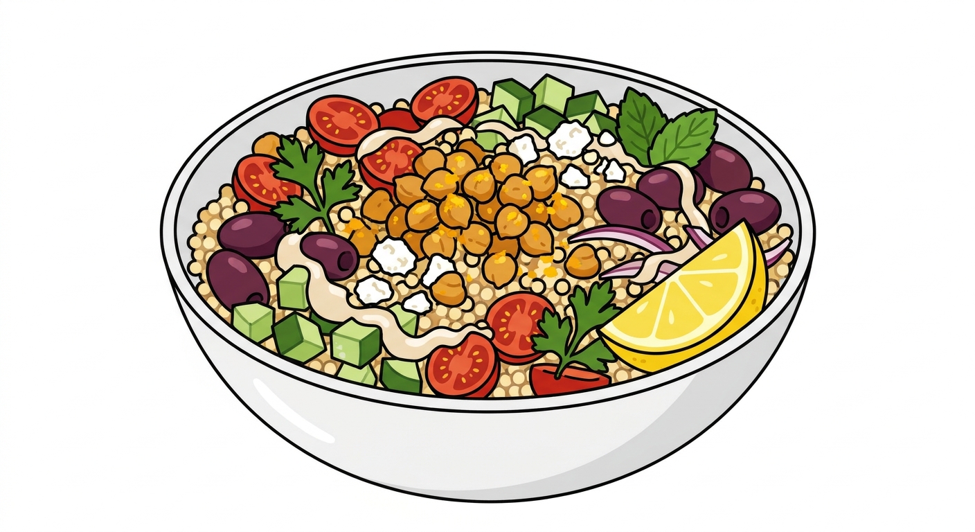 Huge Mediterranean Bowl
