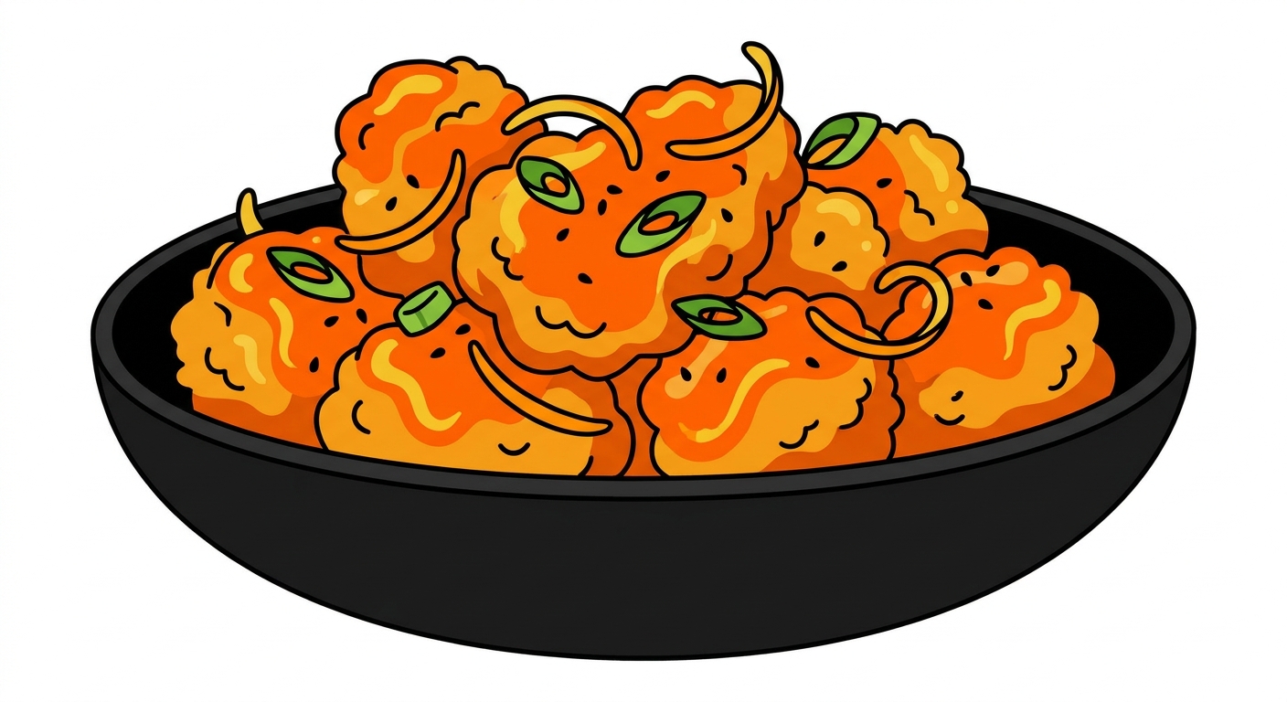 Huge Orange Chicken