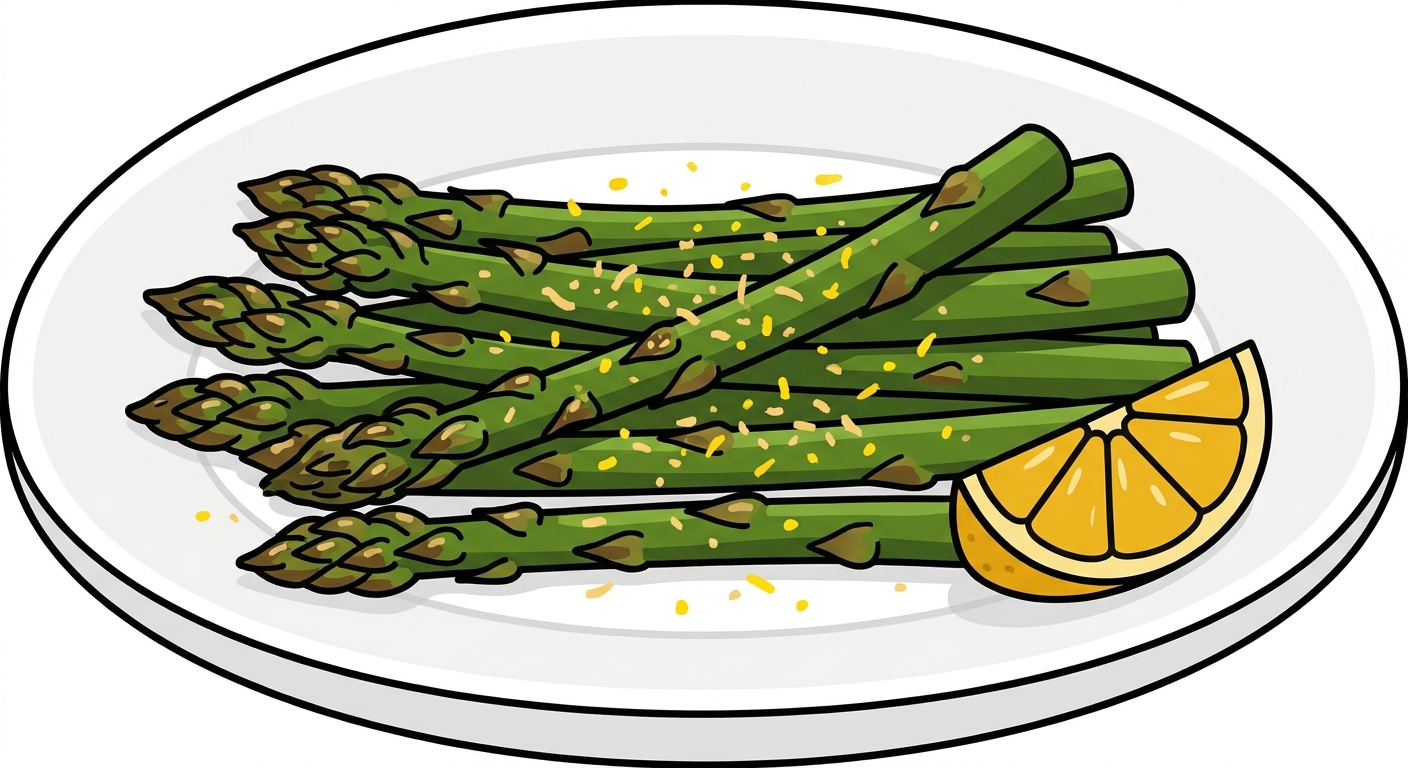 Huge Roasted Asparagus
