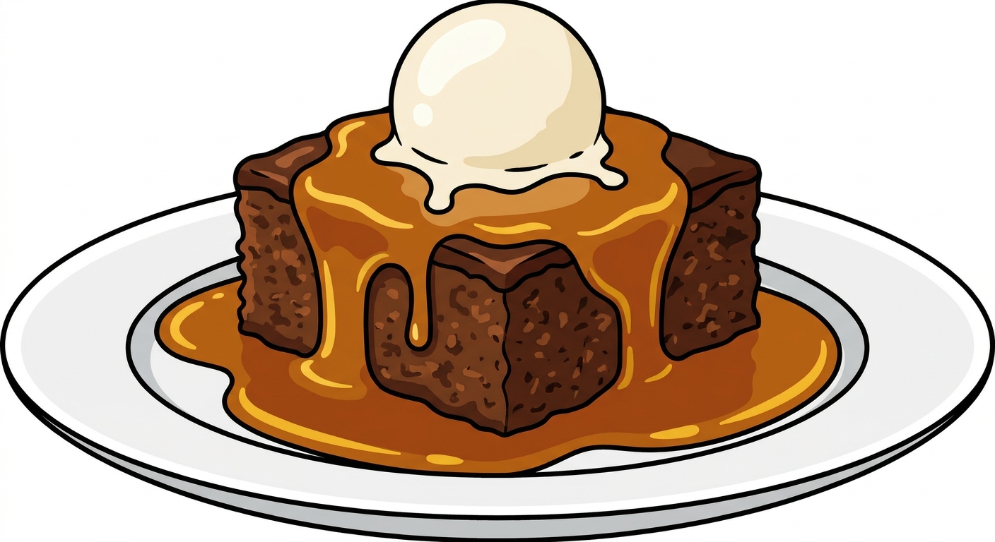 Huge Sticky Toffee Pudding
