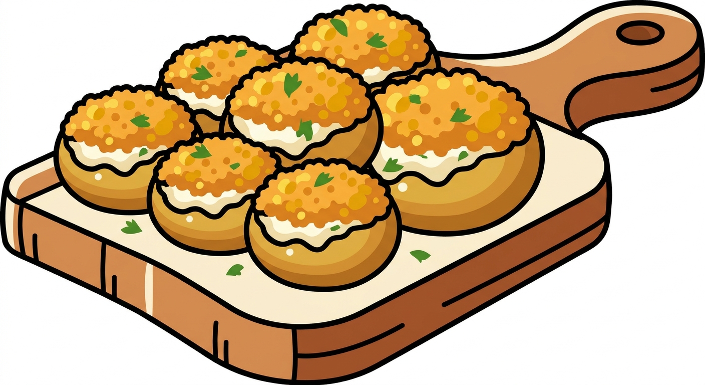 Huge Stuffed Mushrooms