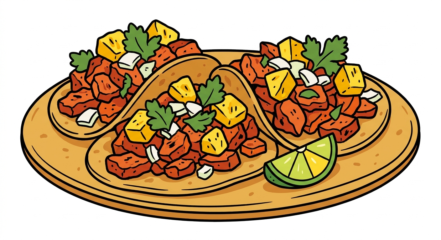 Huge Tacos al Pastor