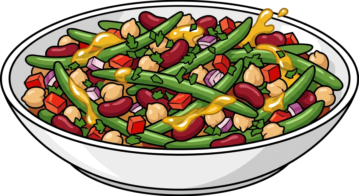 Huge Three Bean Salad