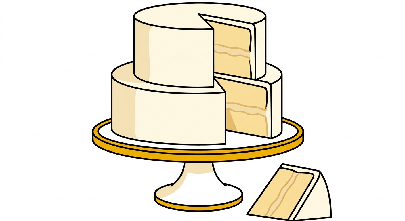Huge Vanilla Cake