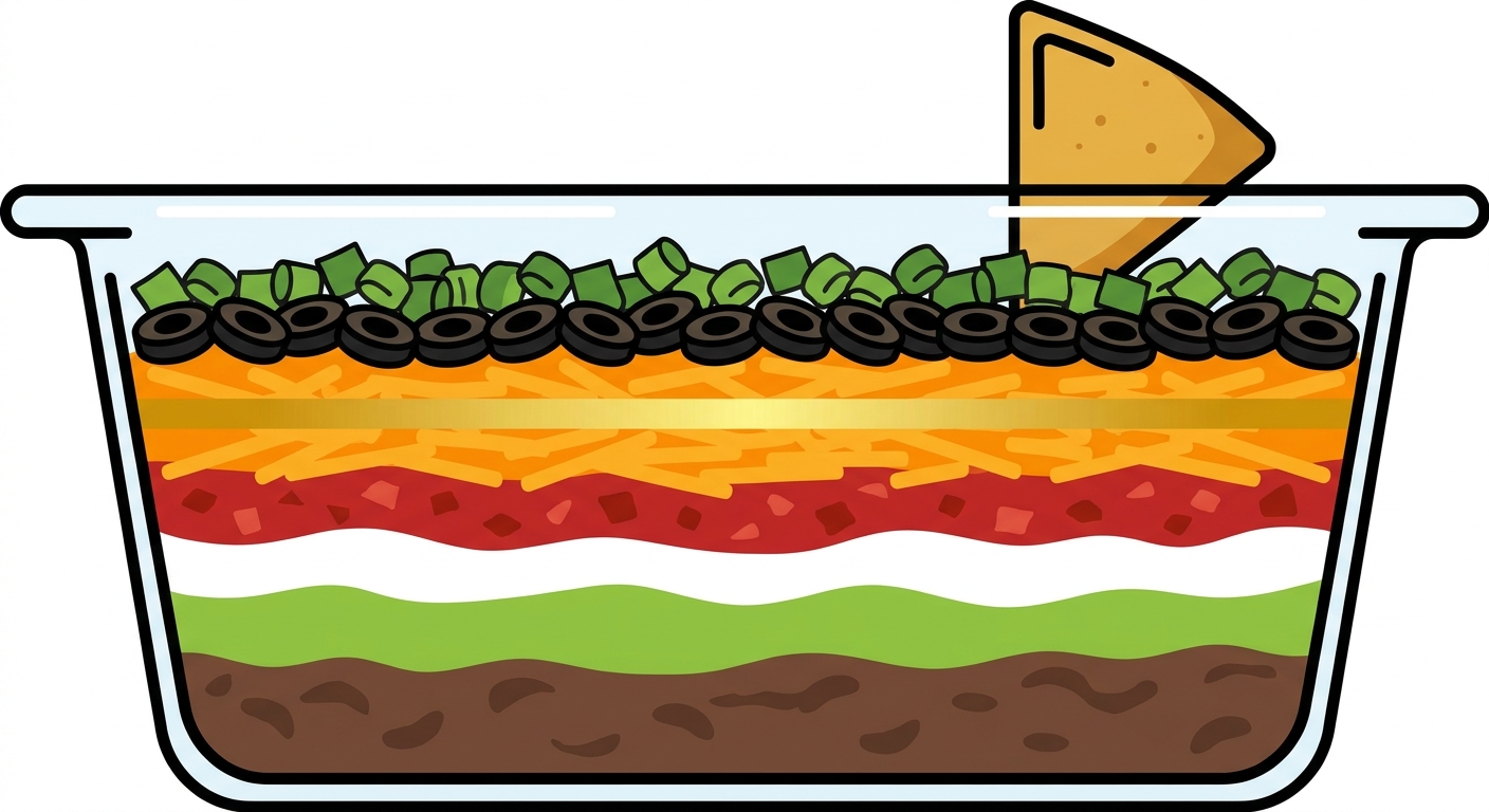 The Best 7-Layer Dip