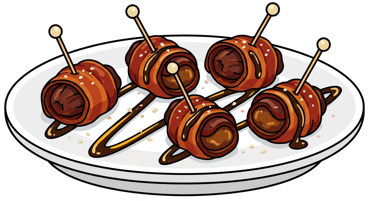 The Best Bacon Wrapped Dates