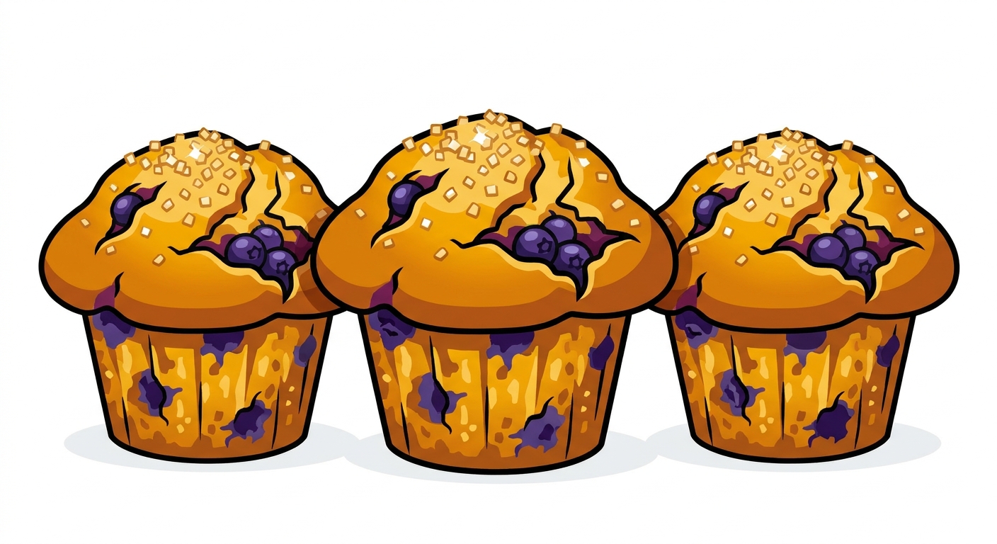 The Best Blueberry Muffins