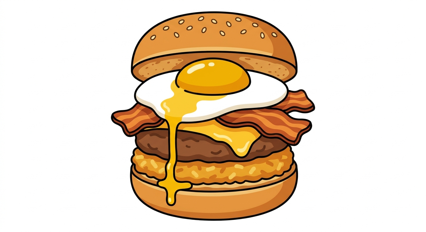 The Best Breakfast Burger