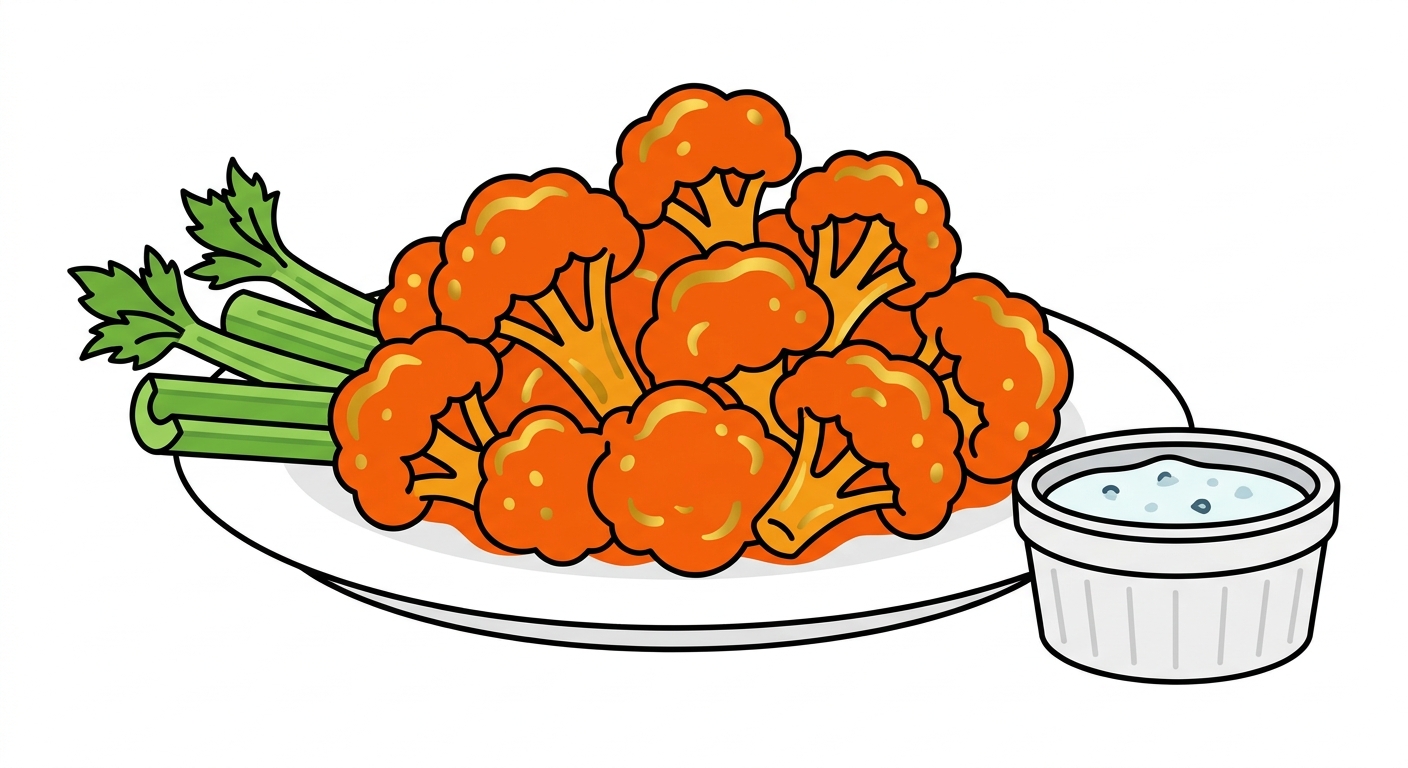 The Best Cauliflower Buffalo Wings