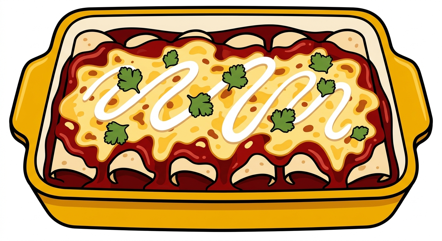 The Best Chicken Enchiladas