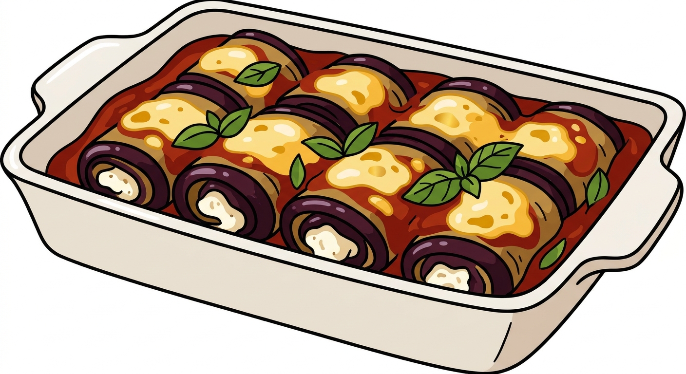 The Best Eggplant Rollatini