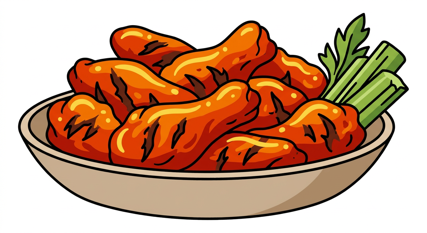 The Best Grilled Buffalo Wings