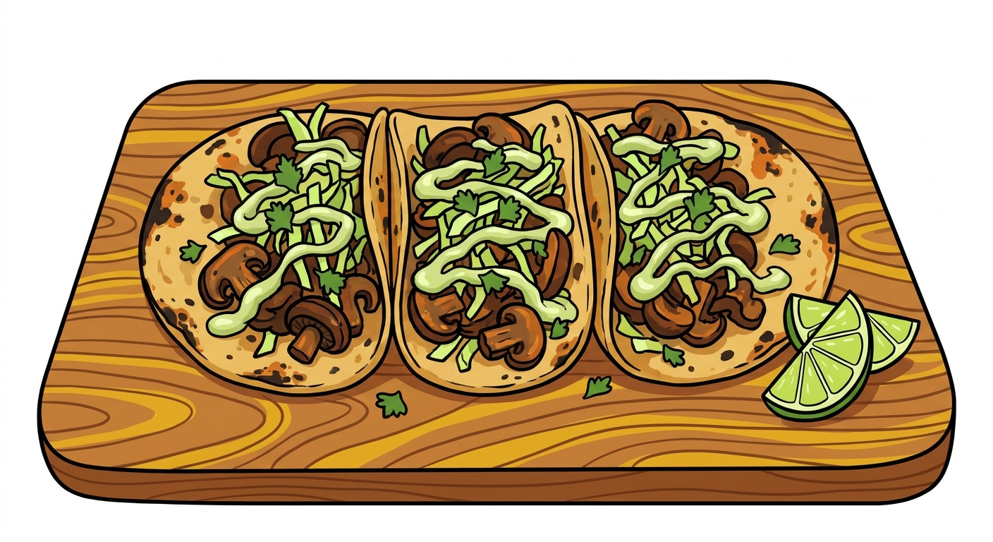 The Best Mushroom Tacos