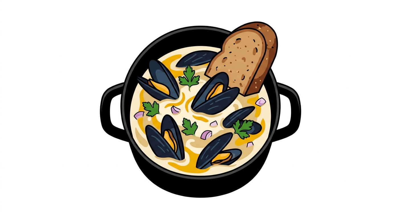 The Best Mussels Marinière