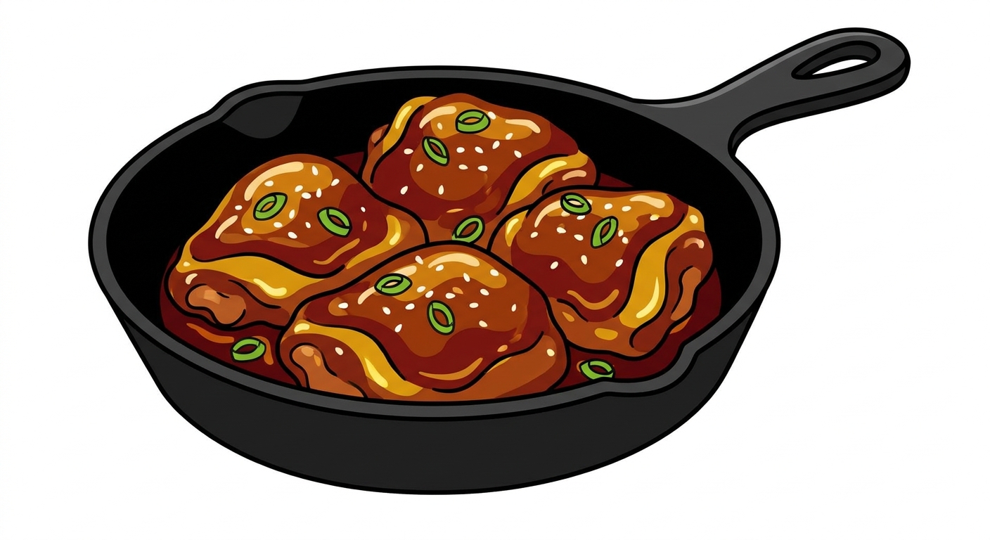 The Best Sticky Chicken