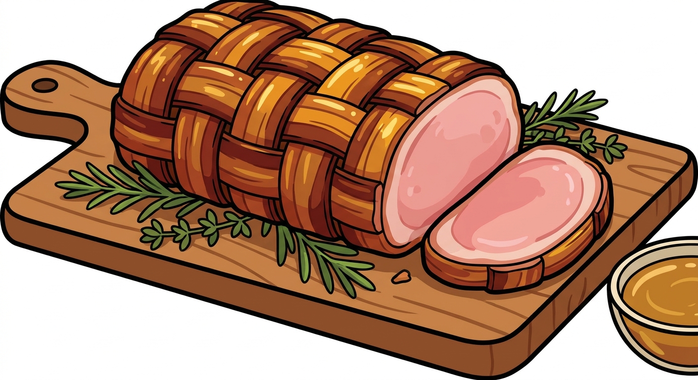 The Greatest Bacon-Wrapped Pork Loin