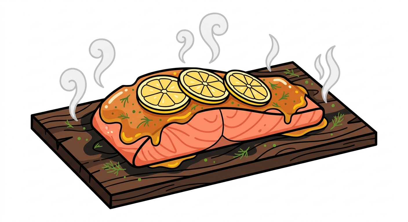 The Greatest Cedar Plank Salmon