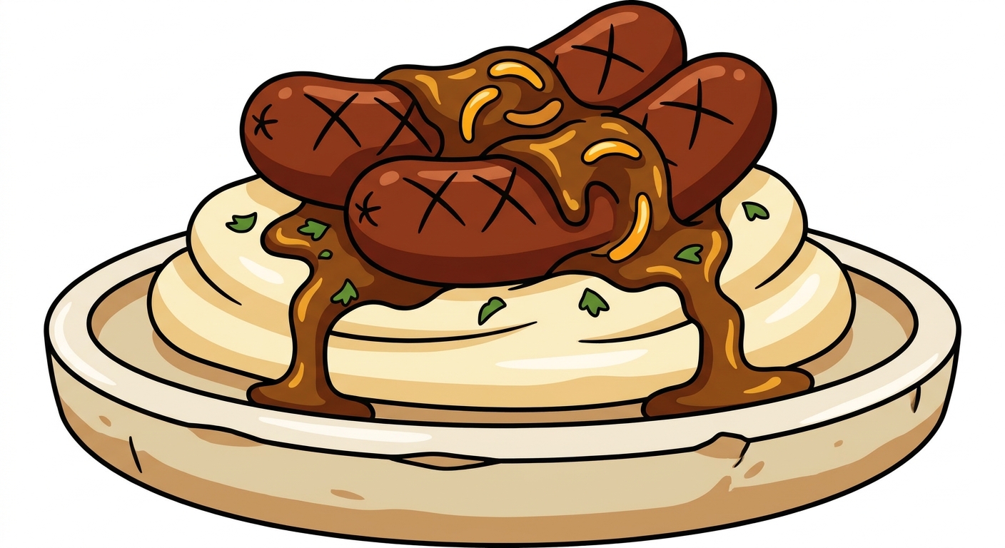 Tremendous Bangers and Mash