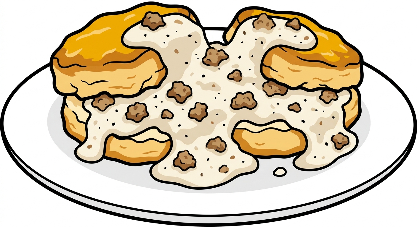 Tremendous Biscuits and Gravy