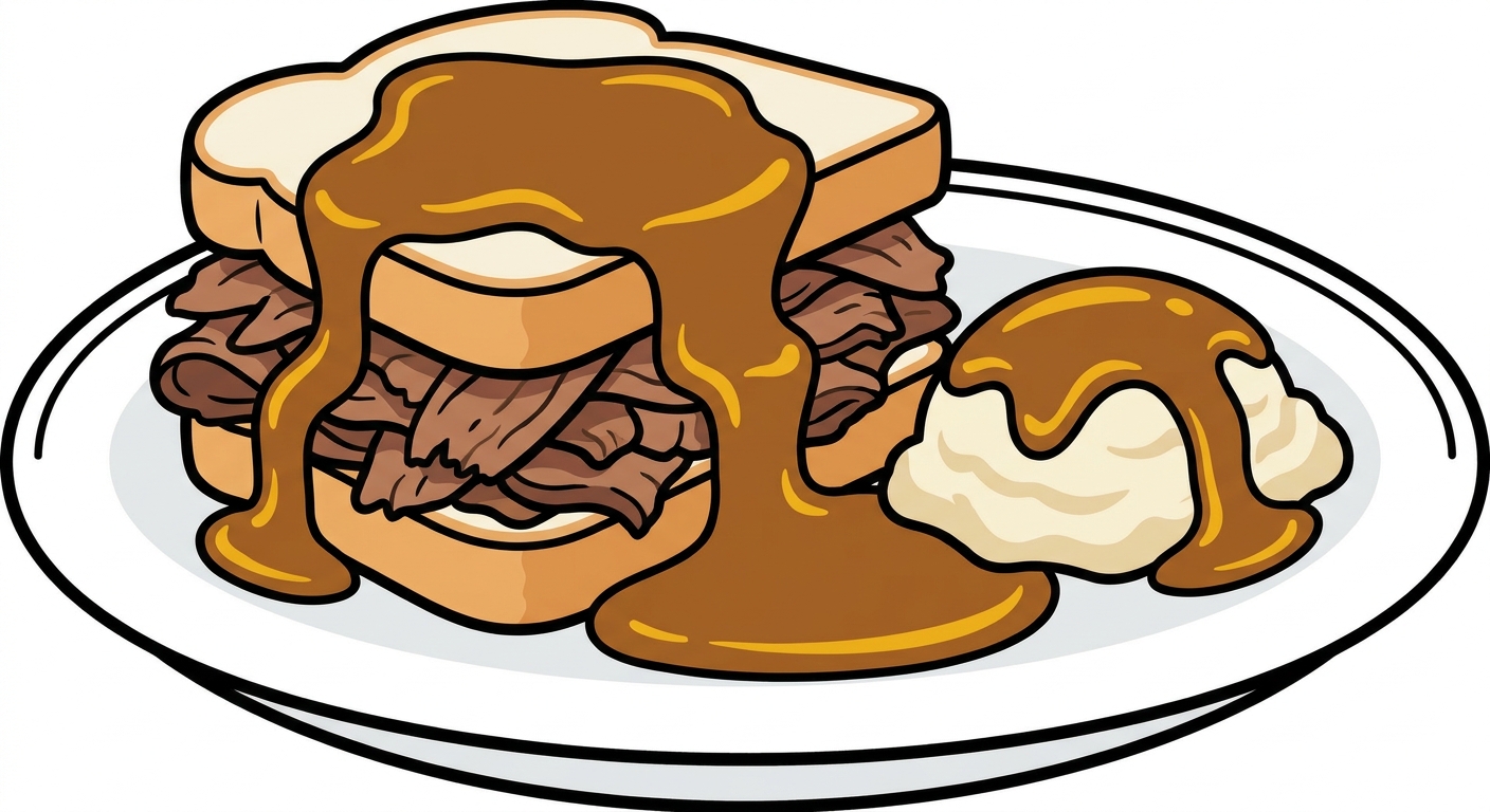 Tremendous Hot Roast Beef Sandwich