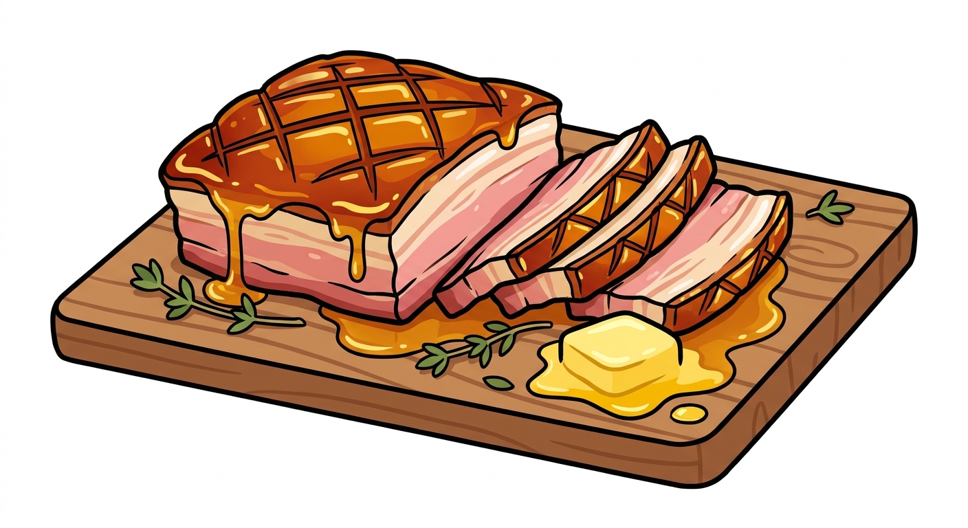 Tremendous Maple Glazed Pork Belly