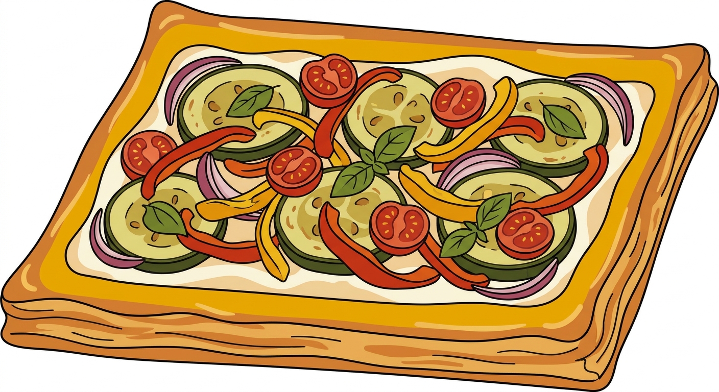 Tremendous Roasted Vegetable Tart