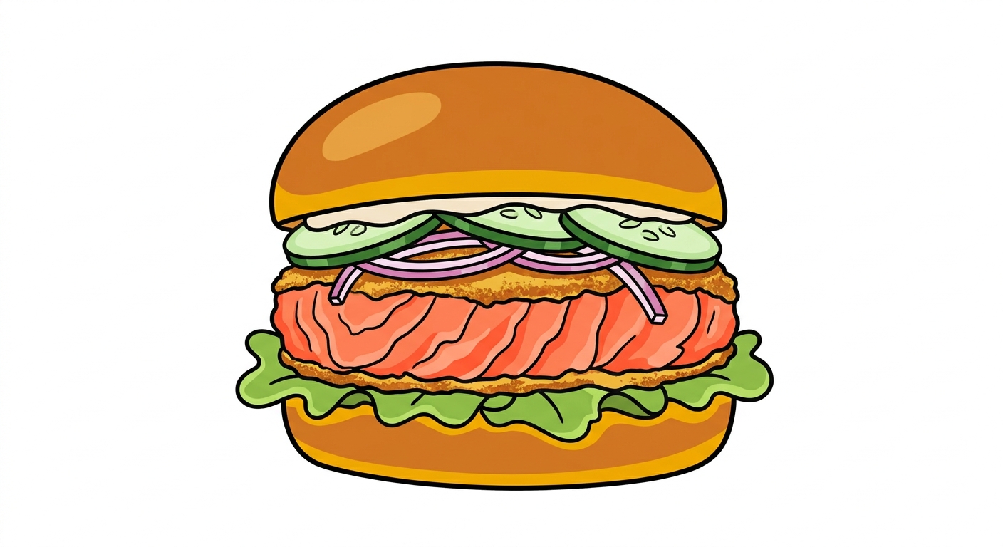 Tremendous Salmon Burger