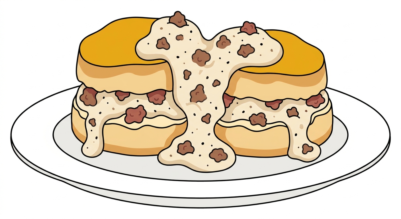 Tremendous Sausage Gravy and Biscuits