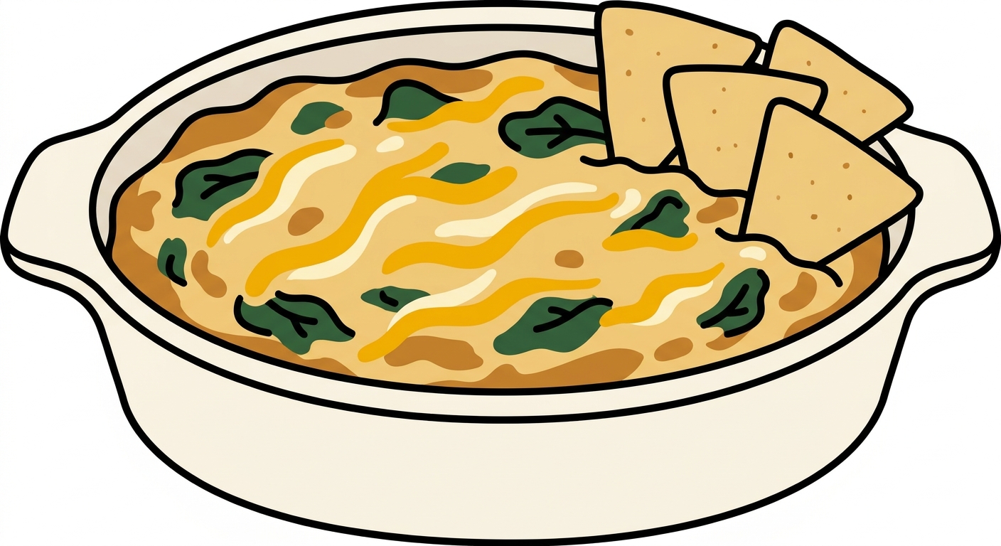 Tremendous Spinach Artichoke Dip