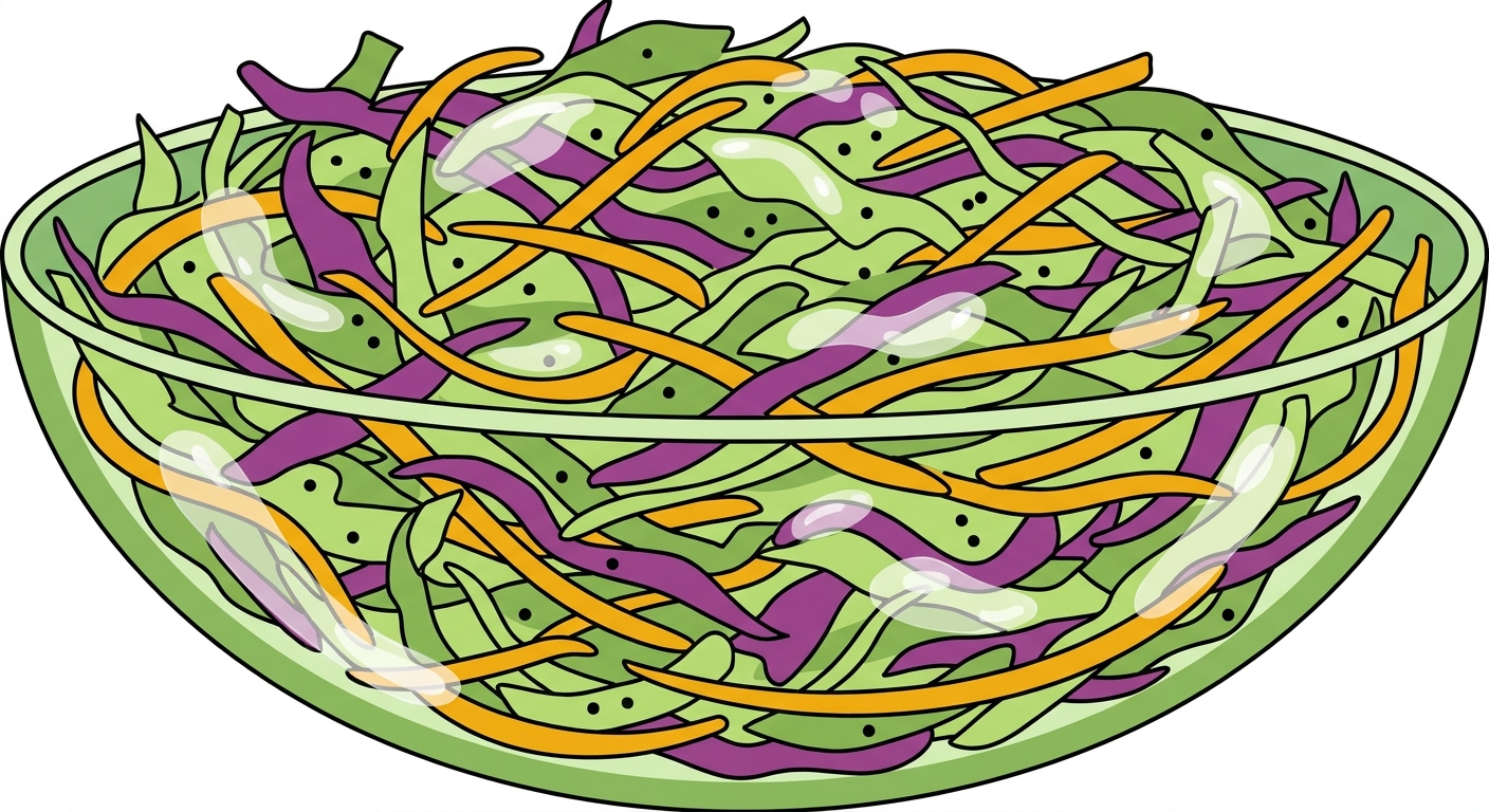 Tremendous Vinegar Coleslaw